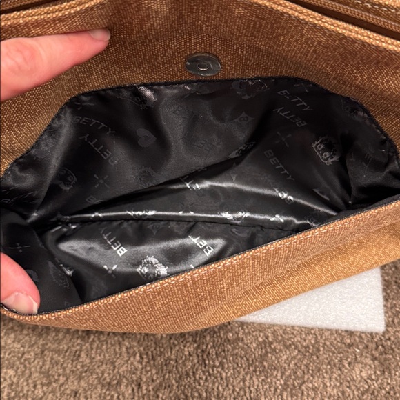 Betty Boop comic strip 2004 messenger style canvas crossbody bag - Picture 7 of 10